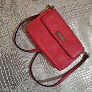 Calvin Klein Vibrant Red Wristlet
